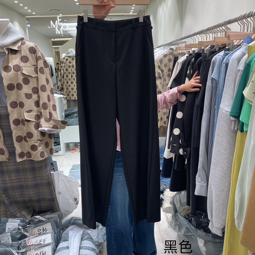 ME MO韓國直郵女裝新品推薦職業人氣24秋冬真品休閑休閑褲ME MO休閑褲圖色2